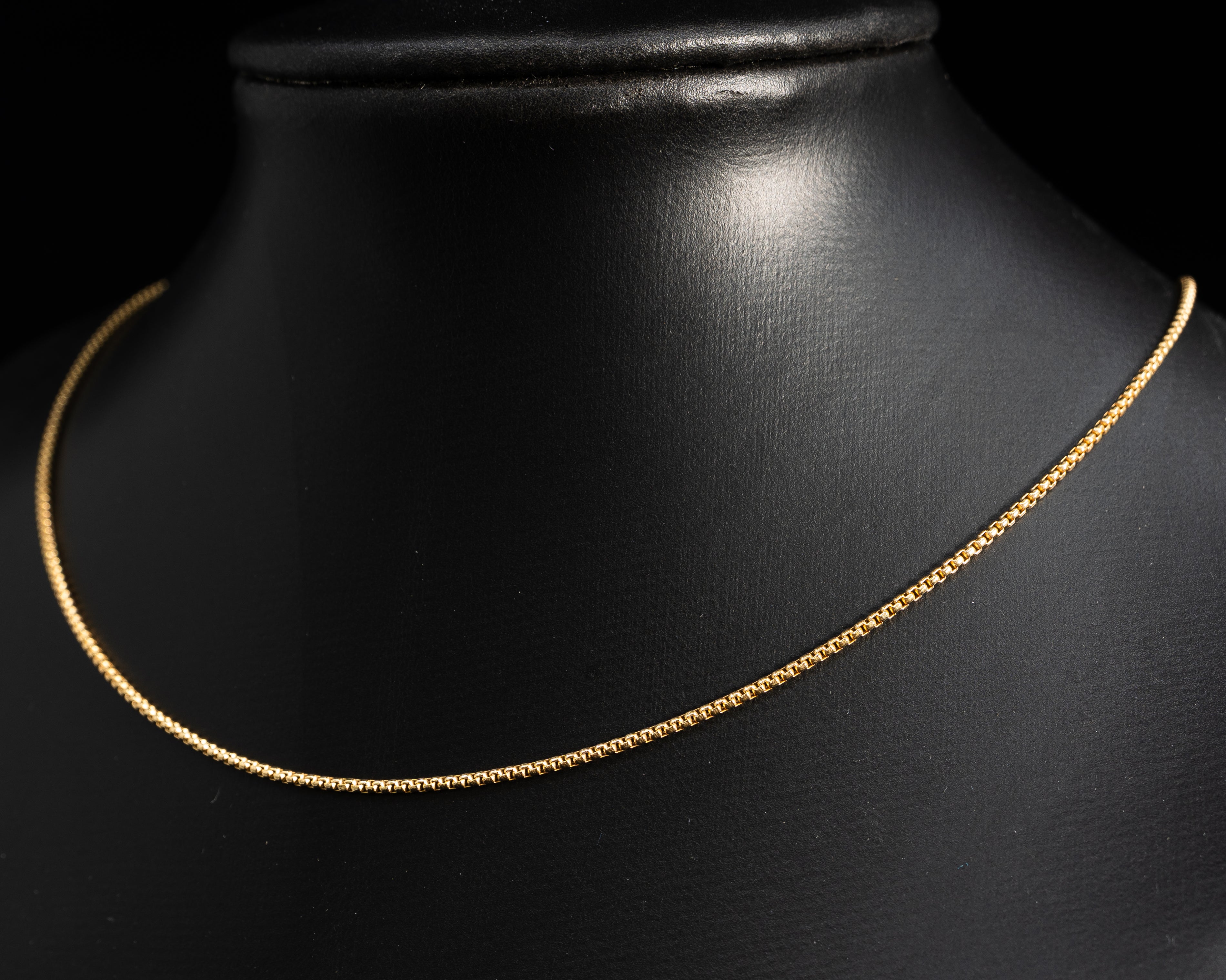 10k Gold Box chain 1.4mm