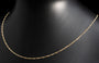 10k Solid Gold Figaro Chain 1.2mm