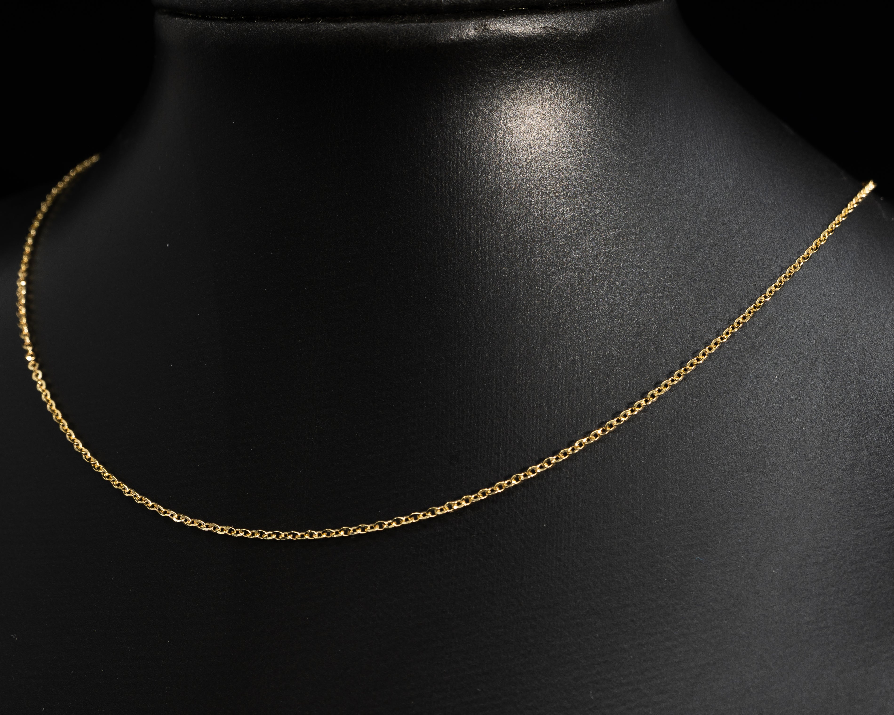 10k Gold Rolo chain 1.6mm