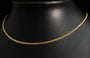 10k Gold Solid Curb Chain 2mm