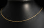 10k Gold Figaro Chain 1.6mm
