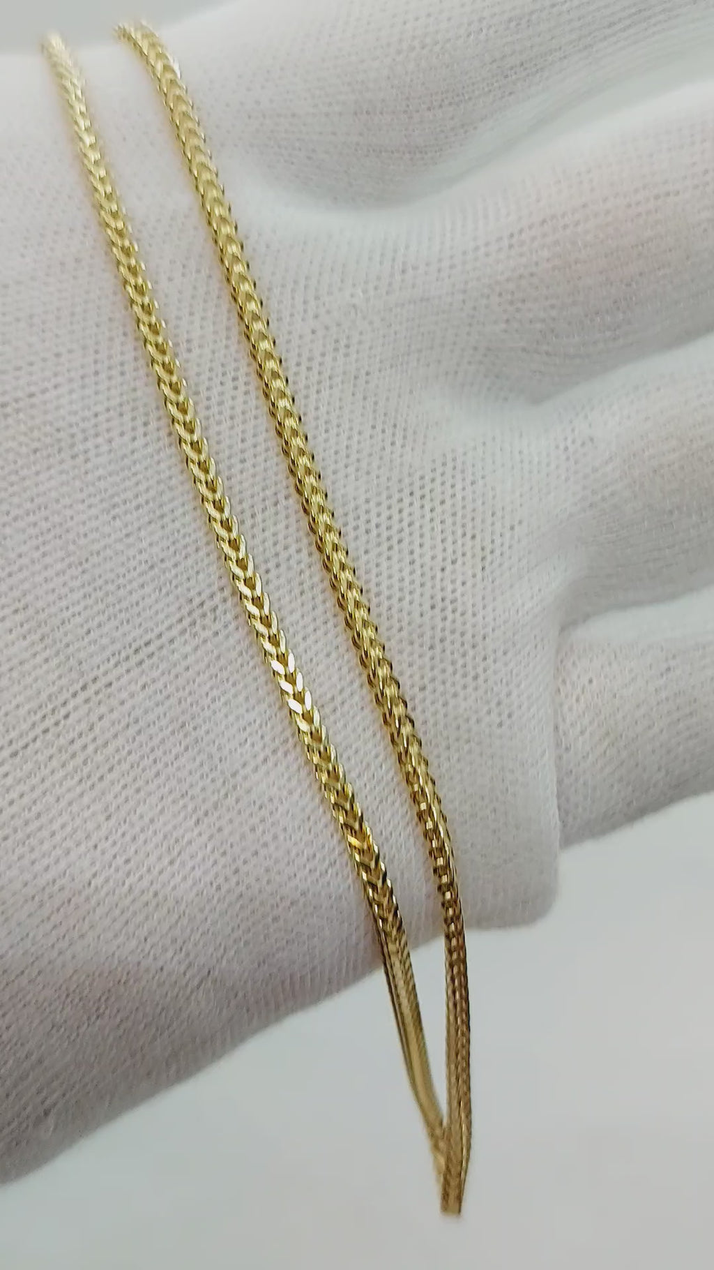 Franco Chain Necklace 10k Yellow Gold