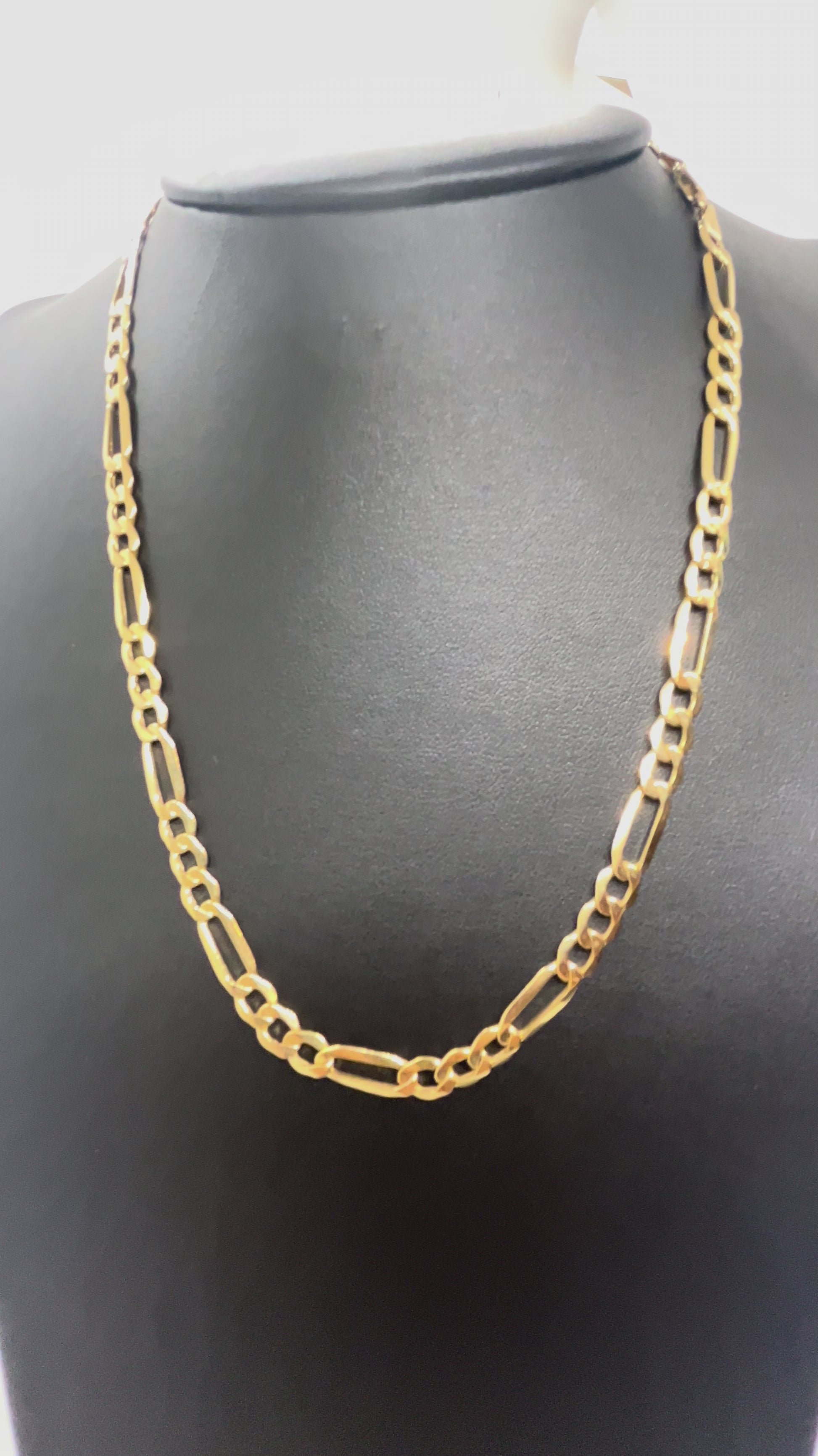 10k Gold Figaro chain 6.5mm