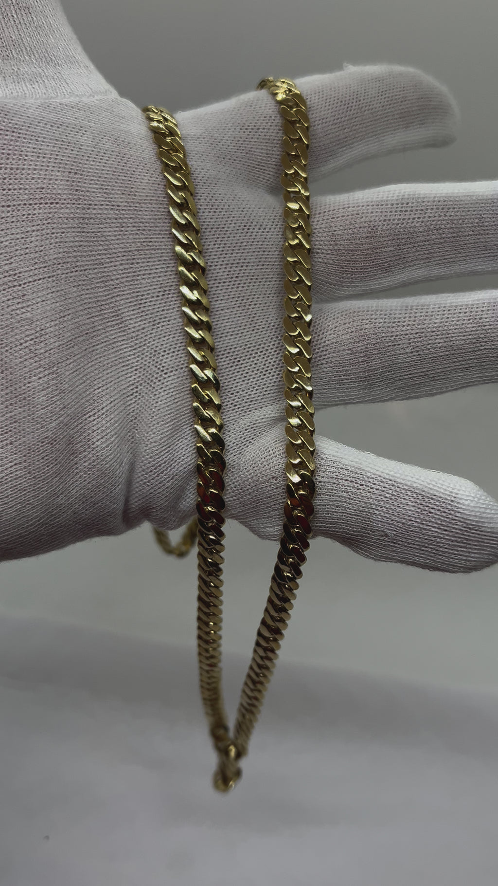 10k solid Cuban chain 6.5mm