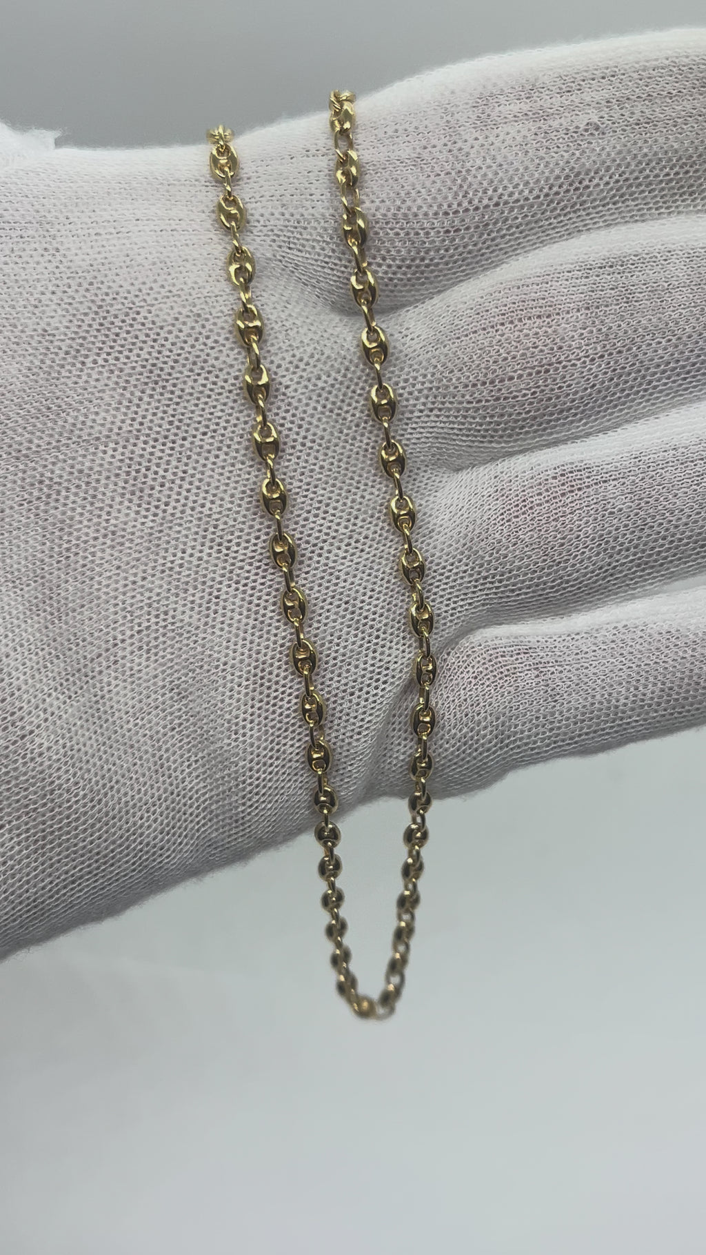 10k Gold Gucci/Mariner Chain 3.4mm