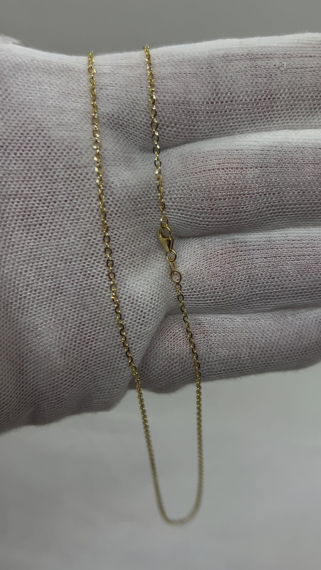 14k Gold Rolo Necklace