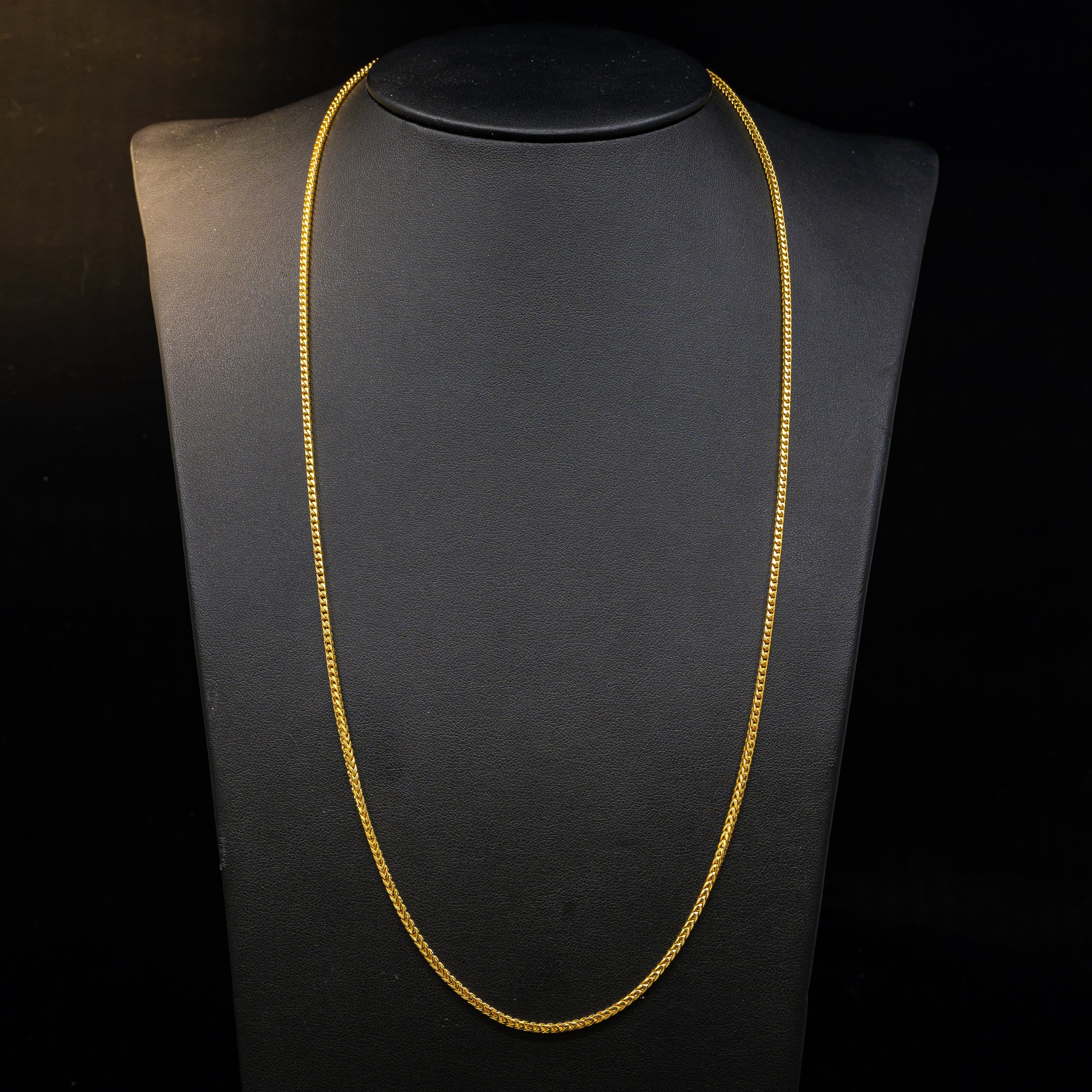 10k Solid Gold Franco chain ~2mm