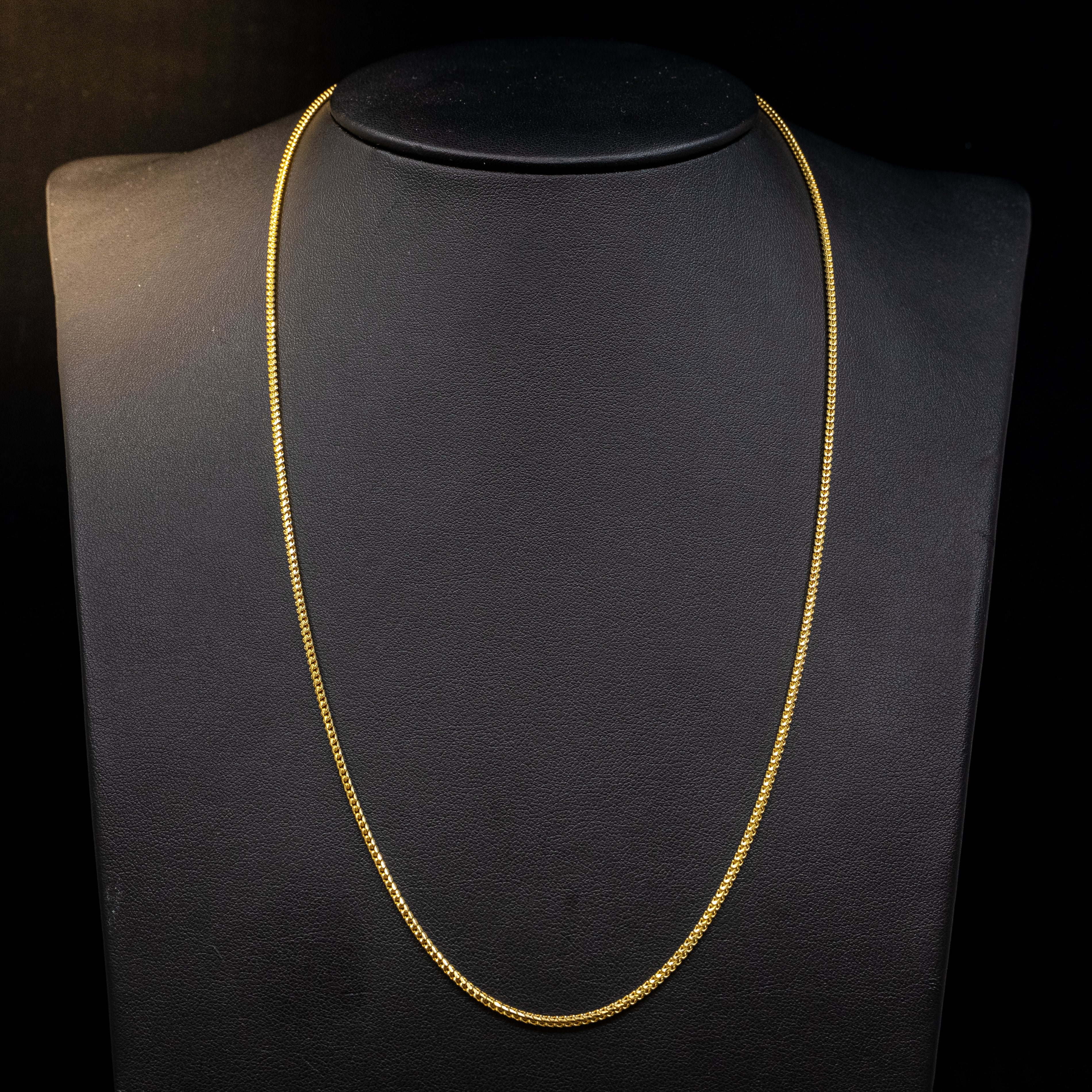 10k Solid Franco chains ~1.5mm