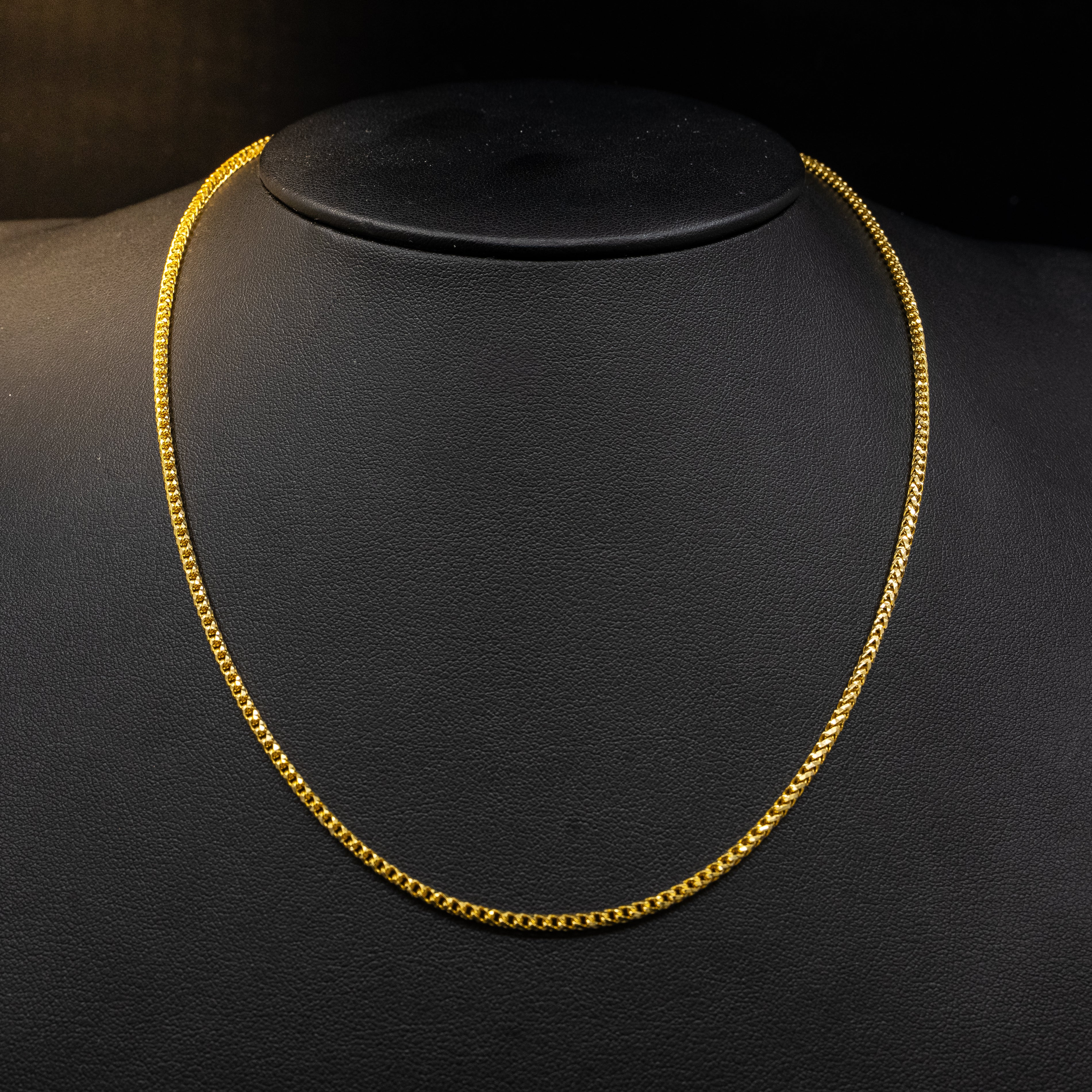 10k Gold Franco Chain Diamond cut ~2mm