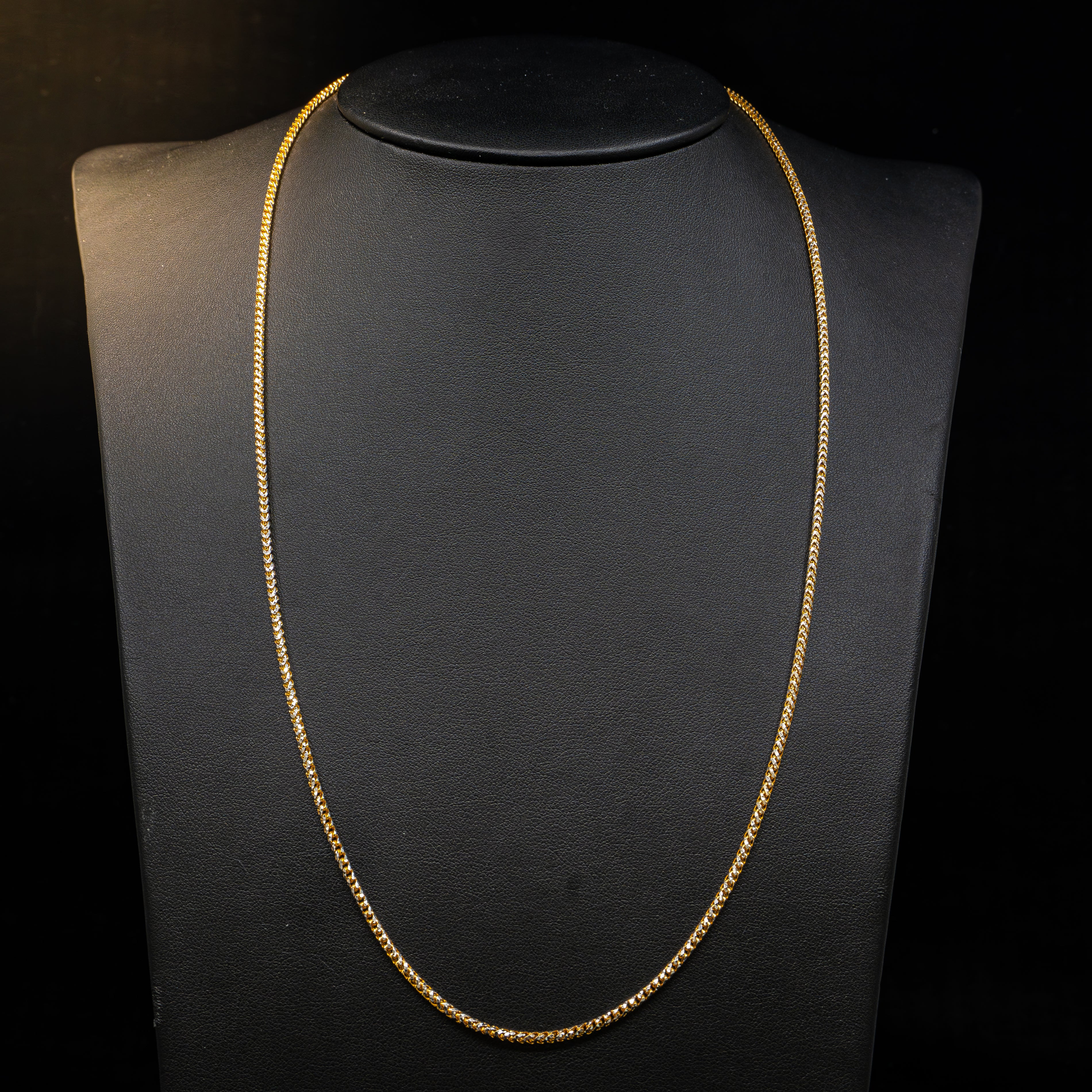 10k Franco Pineapple Chain ~2.1mm