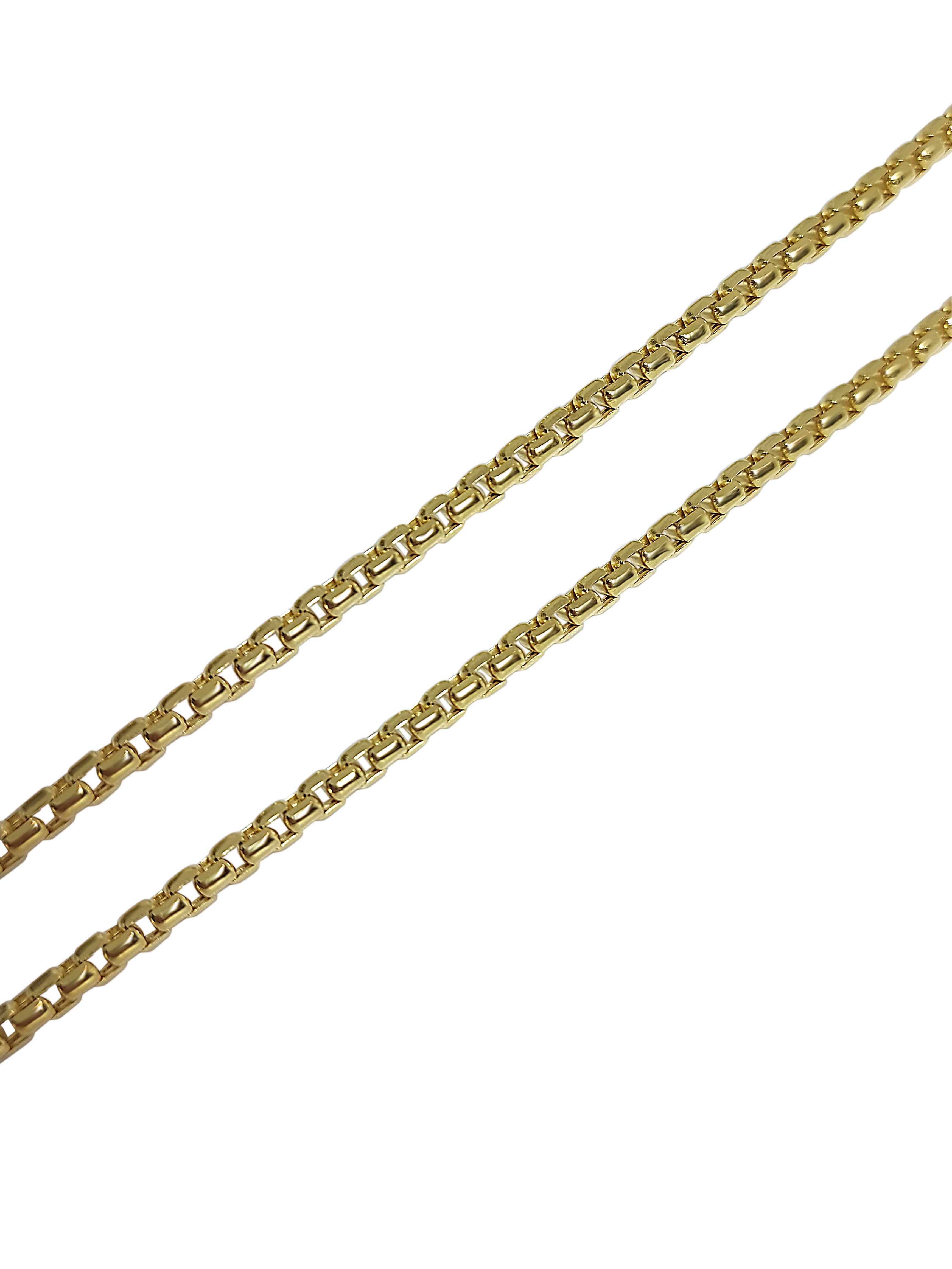 10k Gold Box Chain 3.5mm wide