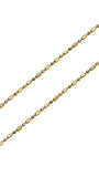 Gold Bamboo Chain Necklace for Women