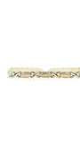 10k Gold Bracelet 3 tone, 4.85mm width, 4.65 gram