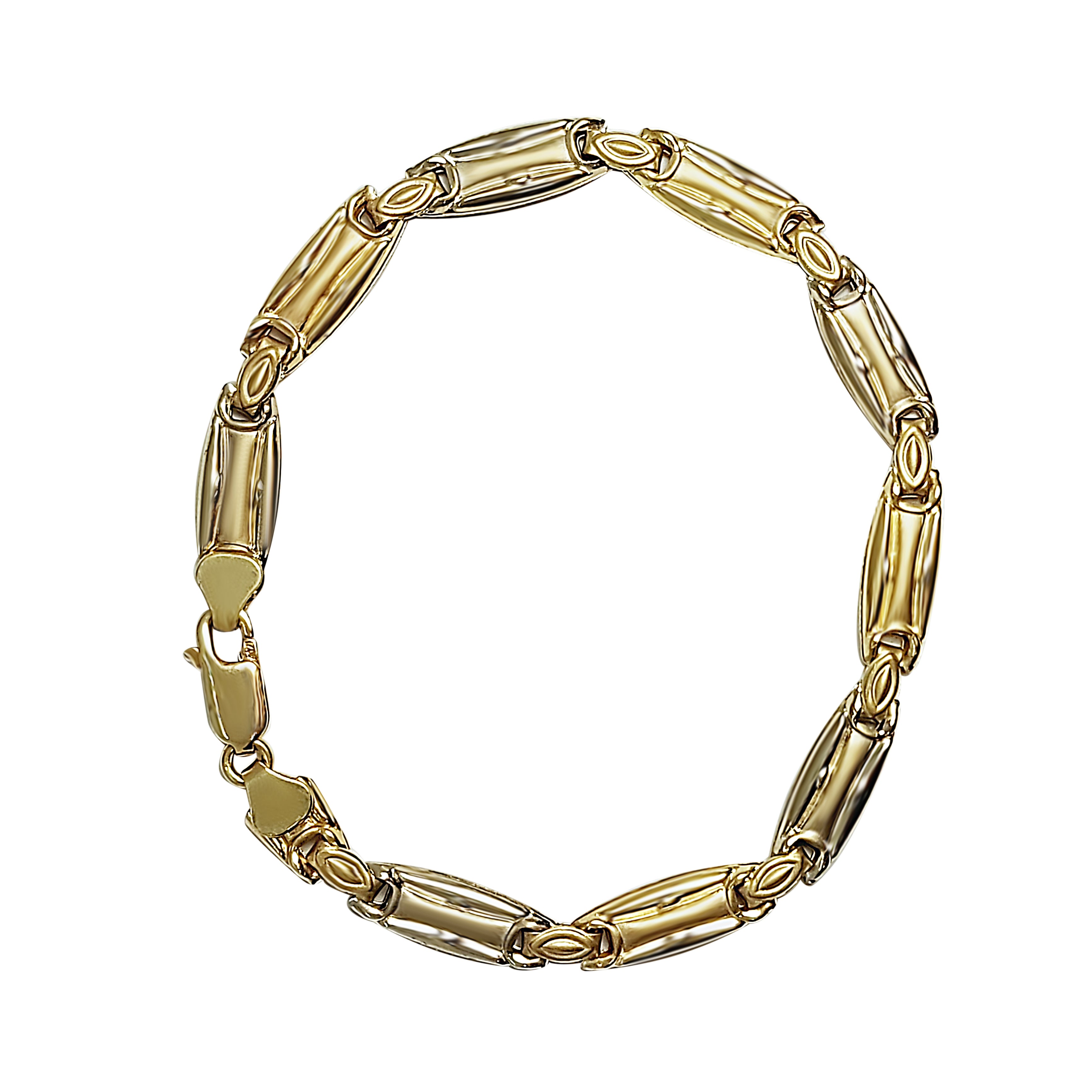 10k Gold Bracelet 2 tone