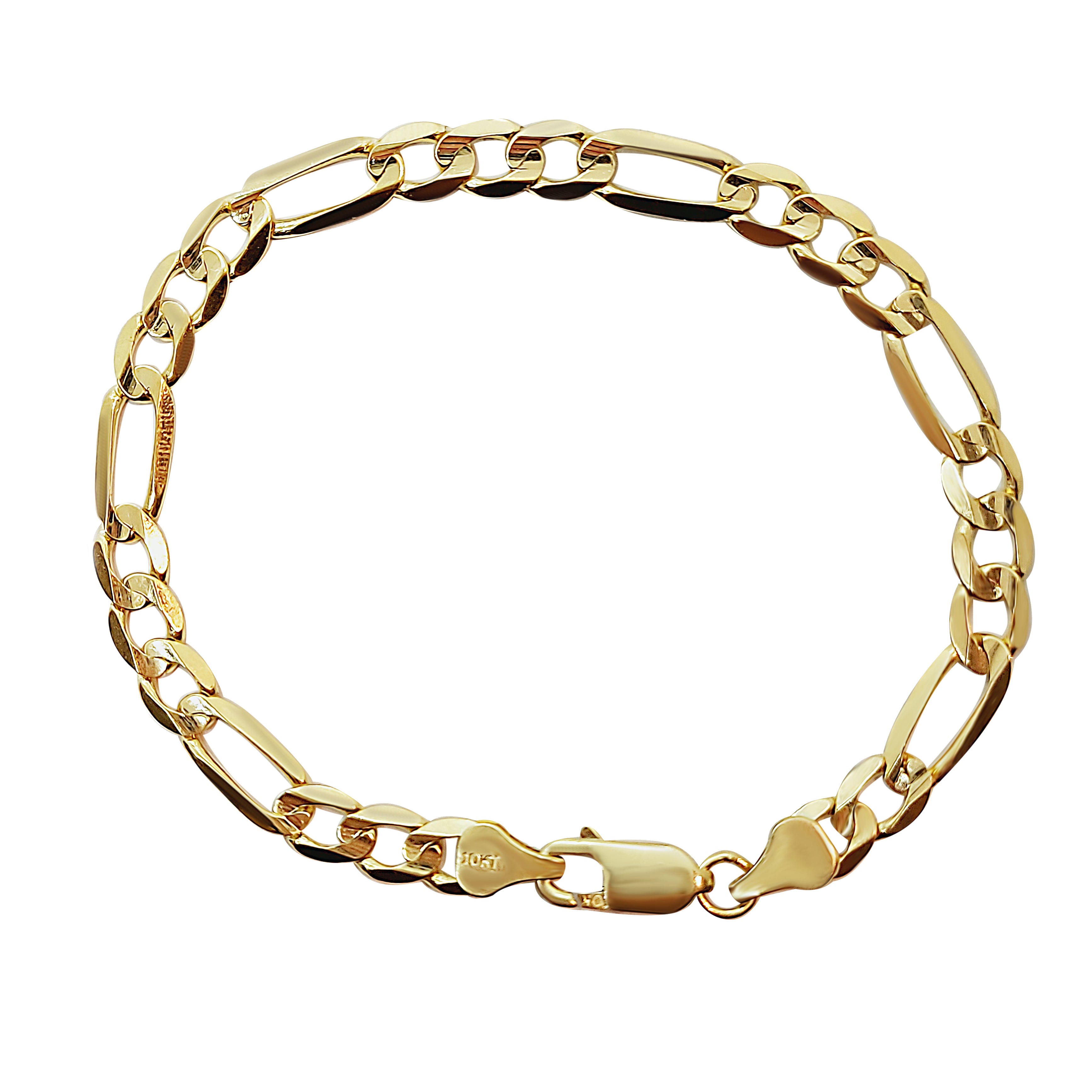 Gold Figaro Bracelet for men