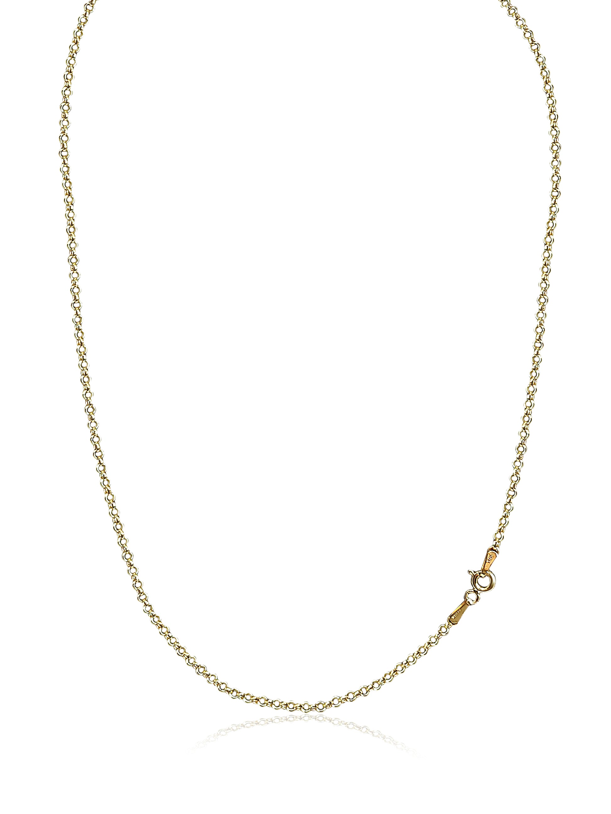 10k Gold Rolo Chain, 2.5 gram, 18 inch, 2.32mm width