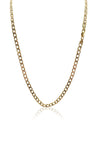 Gold Curb Chain Necklace for men and women