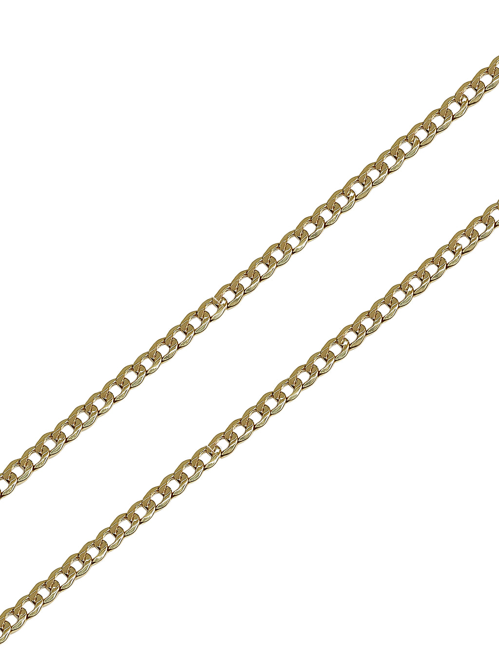 Gold Curb link Chain Necklace