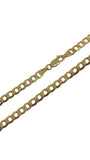 10K Gold Chain Curb link chain 4mm