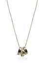 10k Gold necklace 3 tone for women