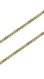 Chaîne Rolo en or 10K, largeur 3mm