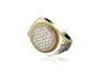 Front-facing 14k gold ring