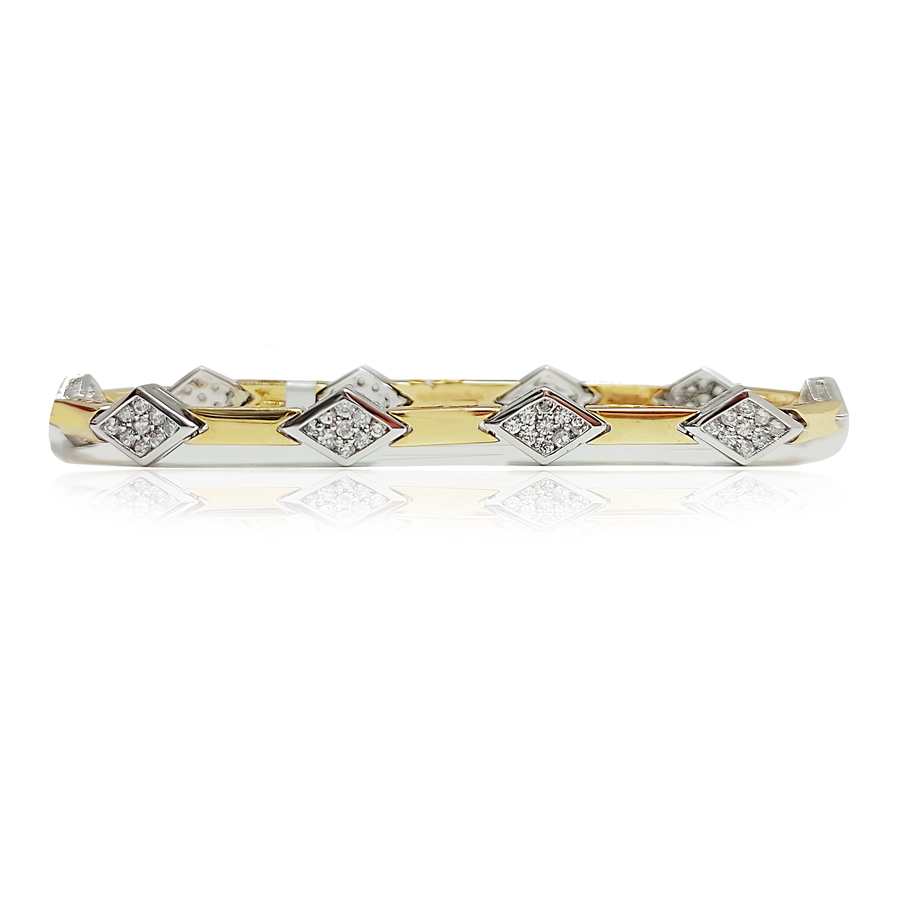 14k Gold Bracelet 2 tone