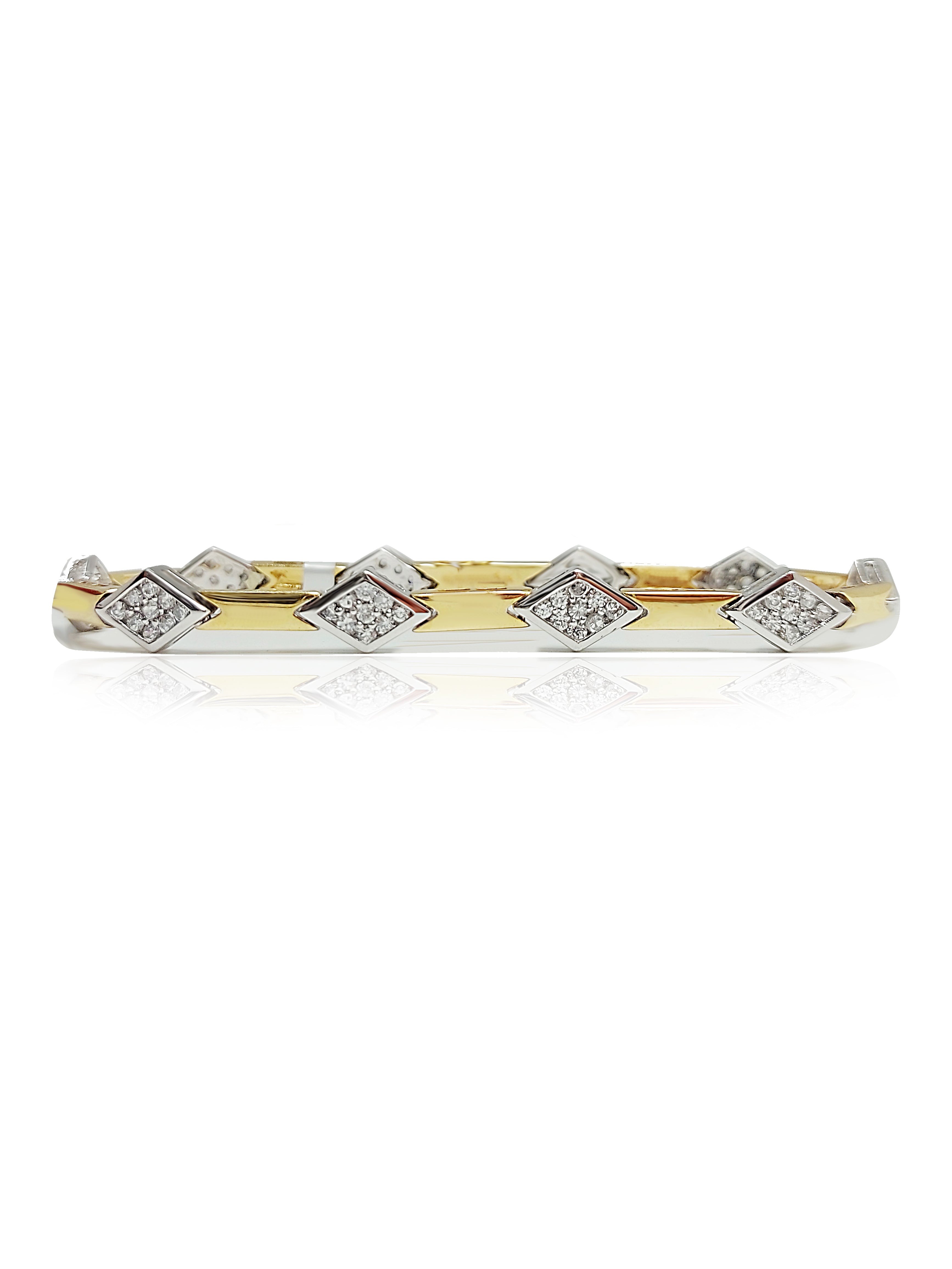 14k Gold Bracelet 2 tone