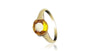 Bague en or avec citrine