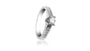 Bague de fiançailles pavée avec diamants