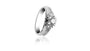 Bague de fiançailles vintage avec diamants