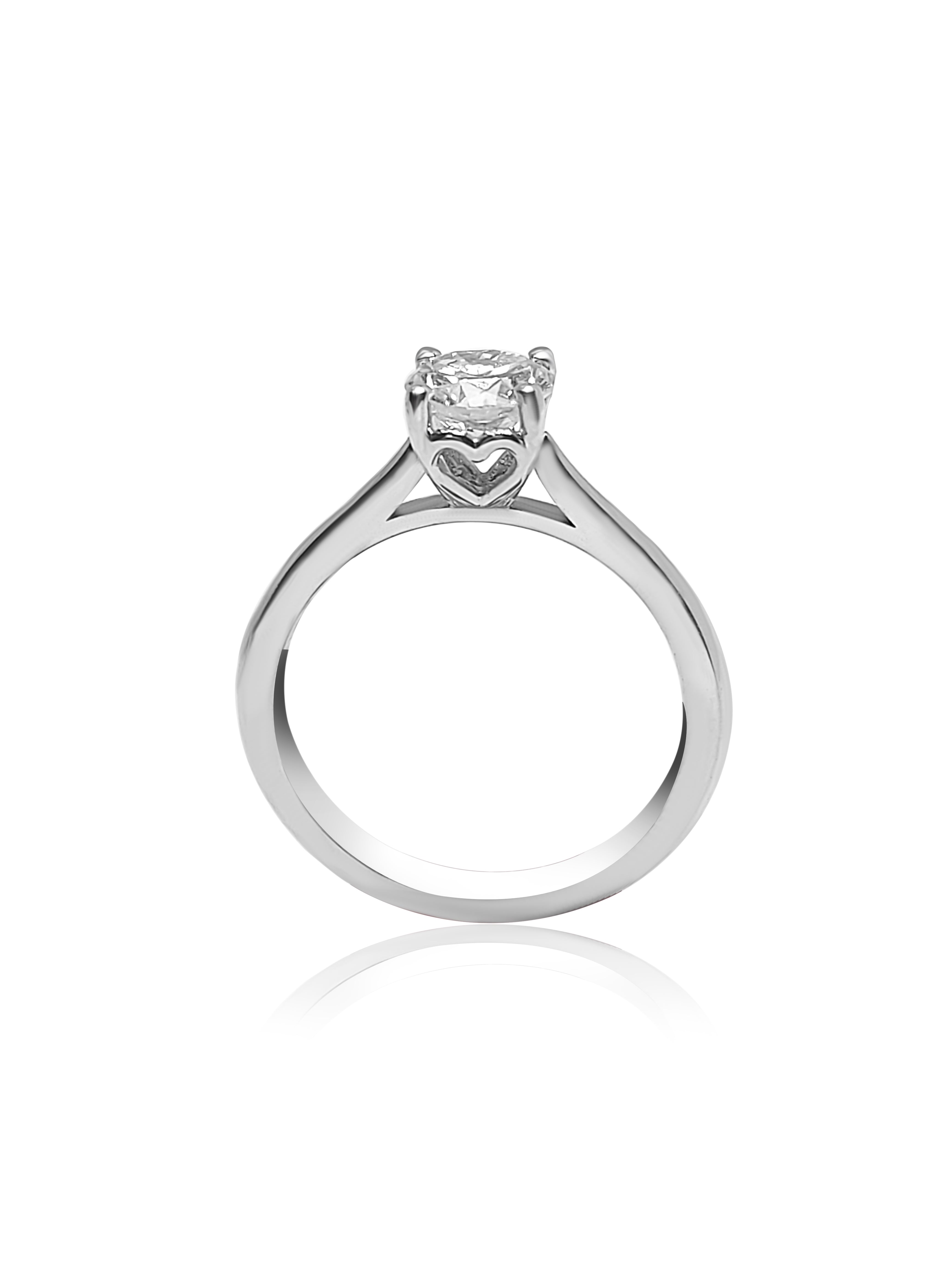 Solitaire Engagement Ring with 0.62ct diamond