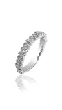 Bague de mariée vintage avec diamants 0,25 ct