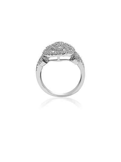 Fancy Ring filled with 0.50ct diamonds