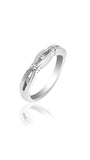 Bague de mariage unique avec diamants de 0,05 carat