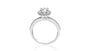 Halo Engagement Ring with 1.05ct Round cut Diamonds