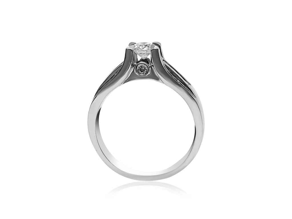 Pavé Engagement Ring with 0.35ct diamonds