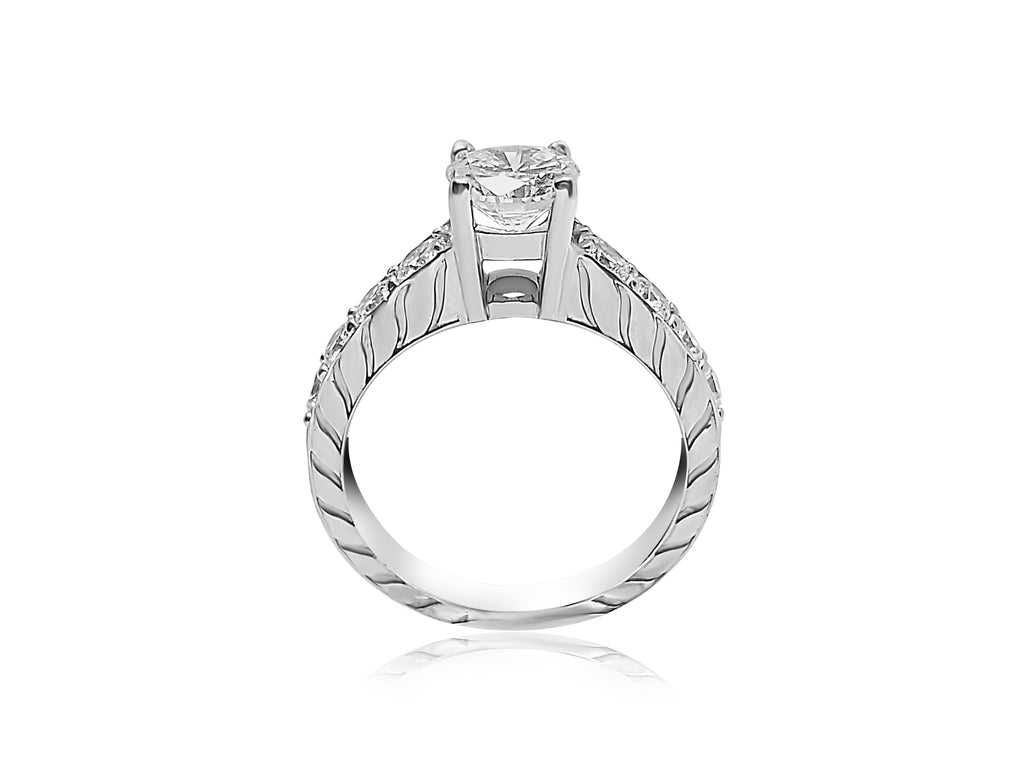 Pavé Engagement Ring with 1.90ct diamonds