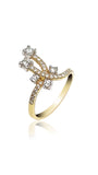 Fancy Ring with 0.50ct Round cut Diamonds
