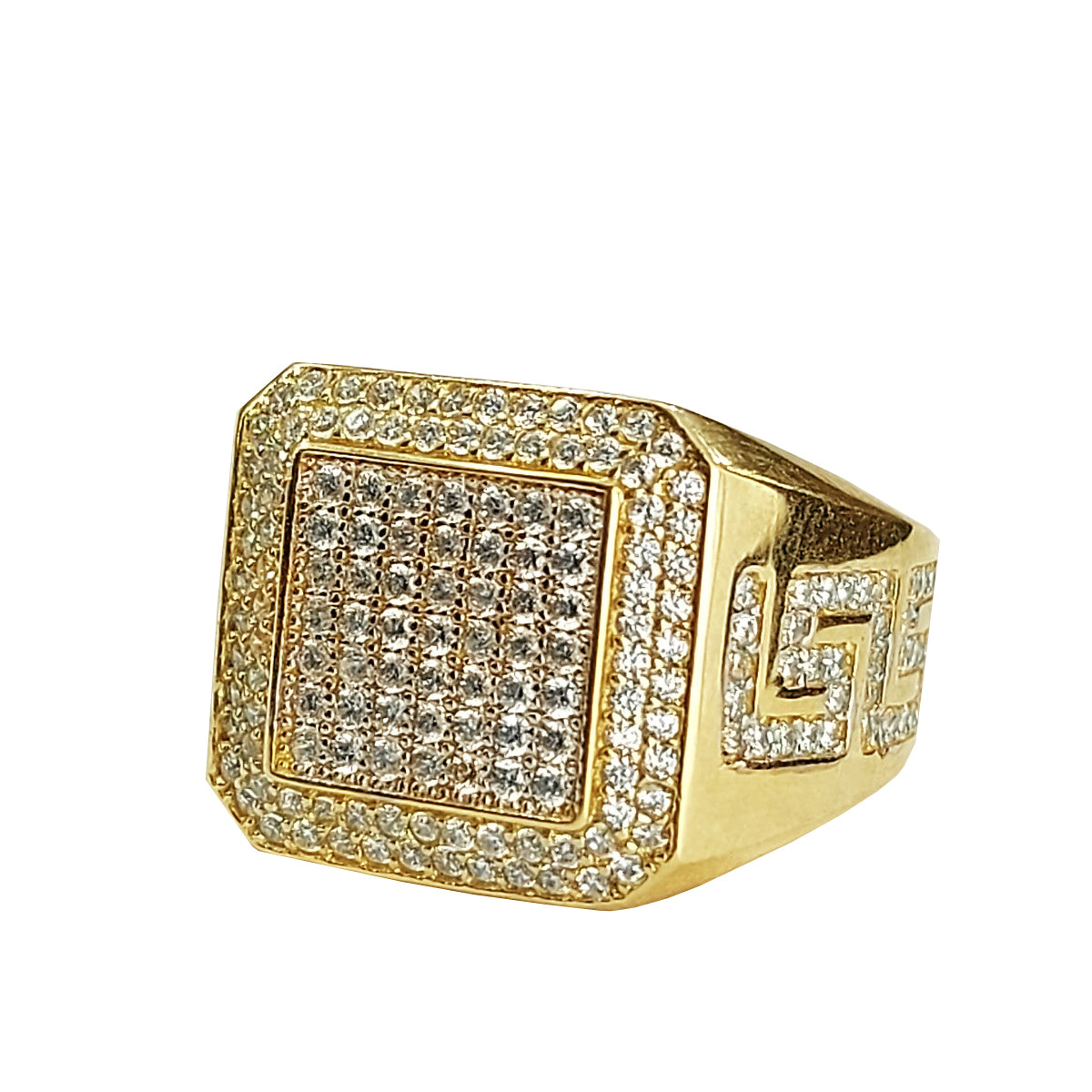 Bague brillante en or pour homme