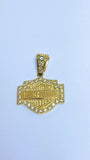 Harley-Davidson gold pendant