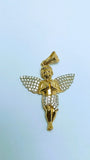 Pendentif ange prieur en or