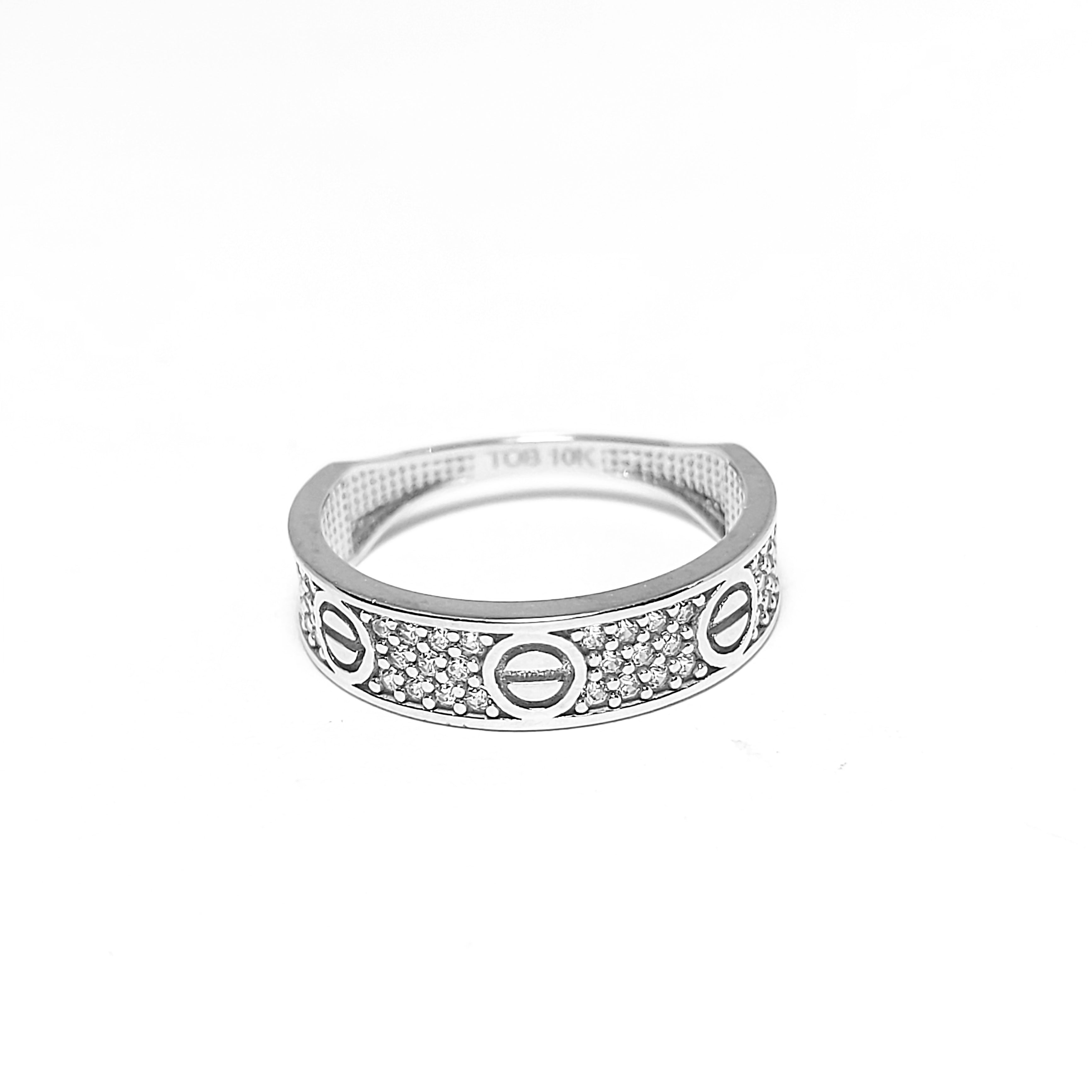 Bague à vis en or
