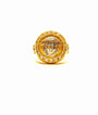 Gold Greek design ring for men