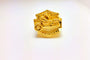 Bague moto en or pour hommes