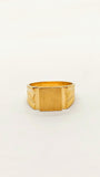 Bague en or simple pour homme