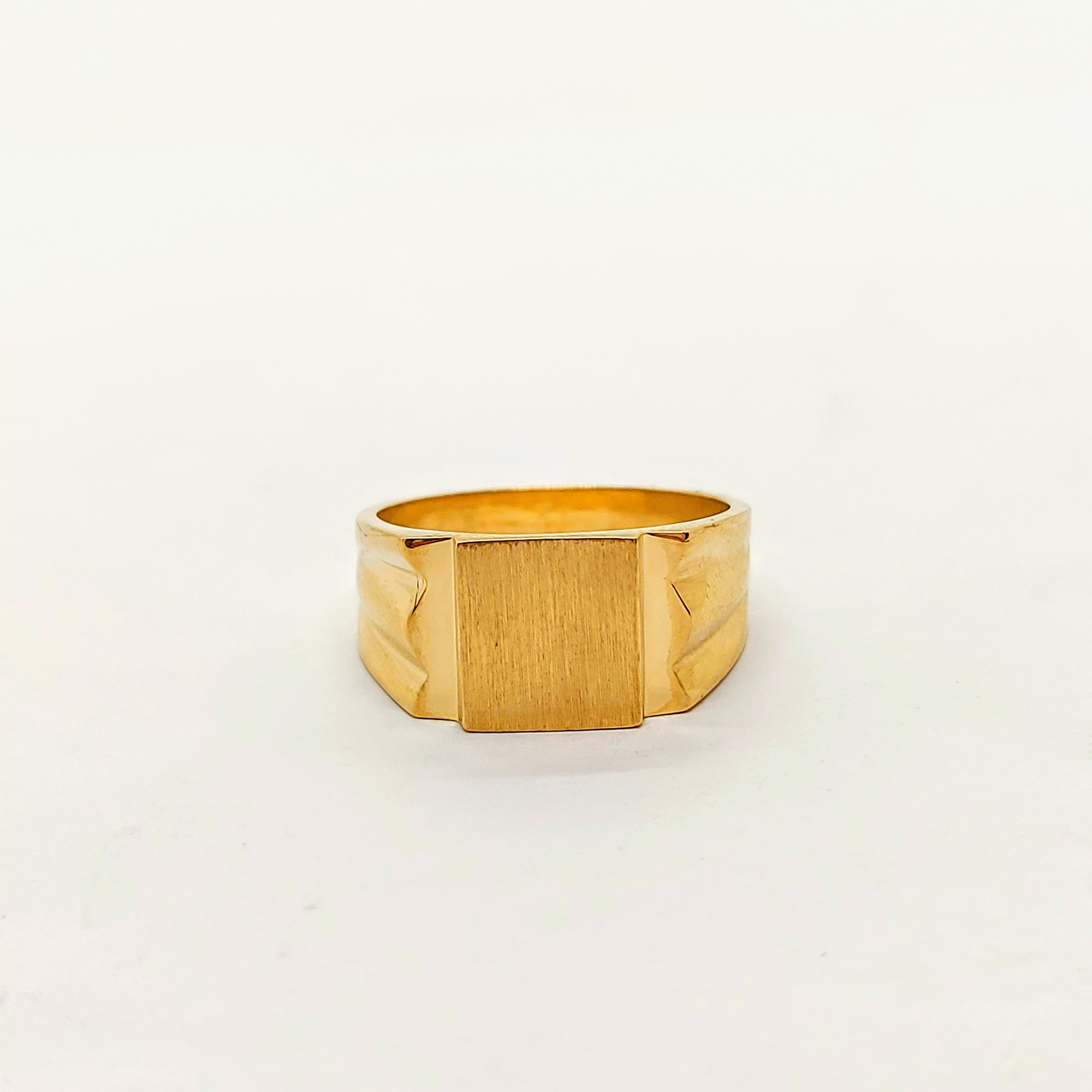 Bague en or simple pour homme