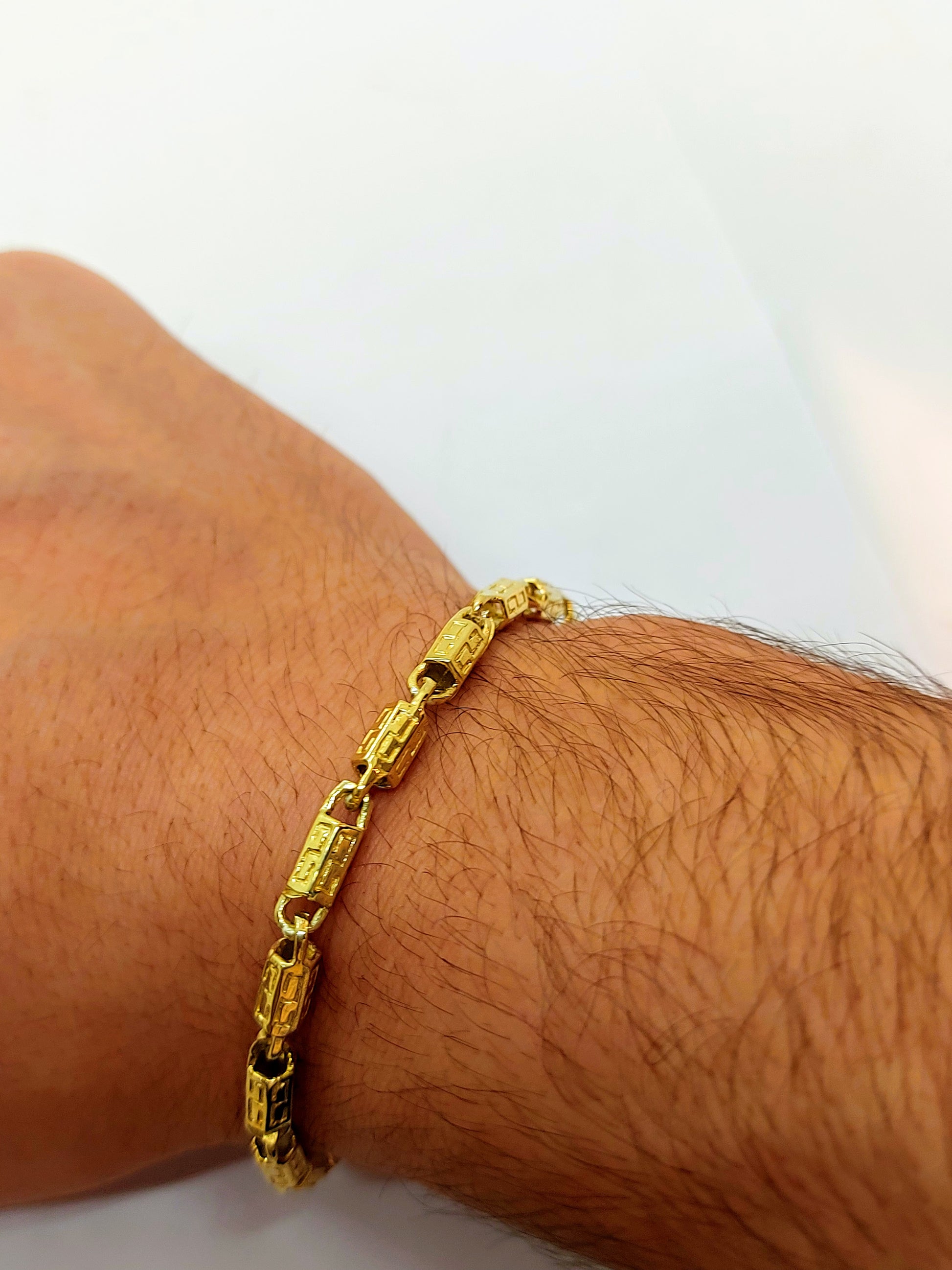 Gold bracelet for men