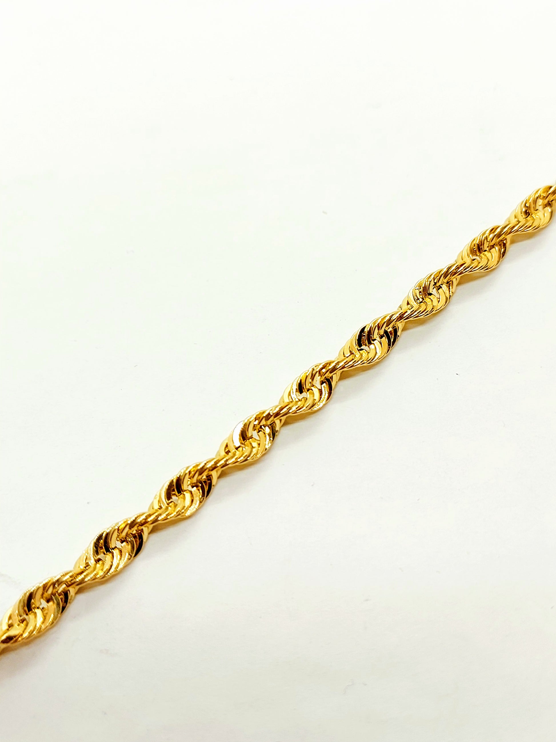 Gold unisex rope chain ~5.5mm