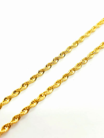 10k Gold rope chain ~4mm